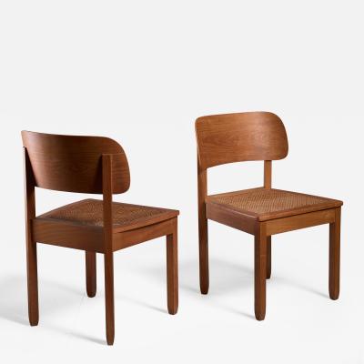 Karl Bertsch Pair of Karl Bertsch Chairs Deutsche Werkst tten Hellerau 1930s