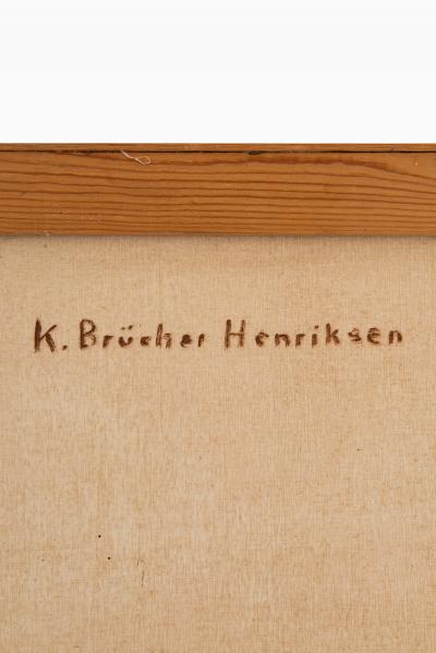 Karl Br cher Henriksen Oil Painting