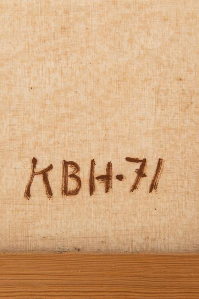 Karl Br cher Henriksen Oil Painting