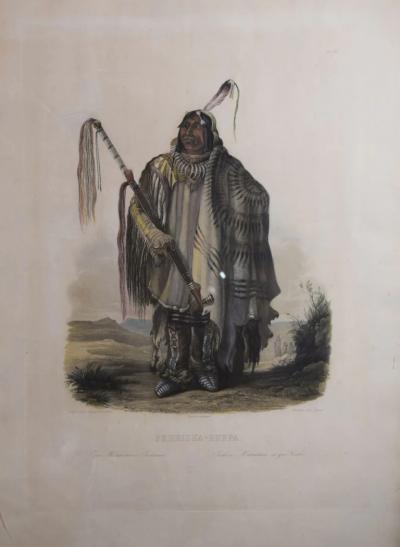 Karl Charles Bodmer KARL BODMER 1809 1893 TAB 23 PEHRISKA RUHPA