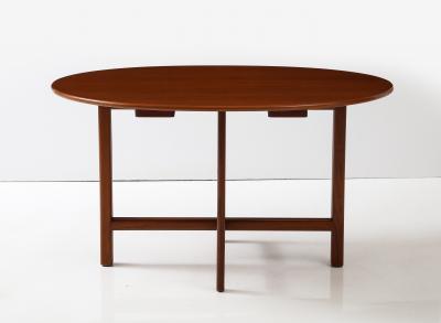 Karl Erik Ekselius 1960s Teak Dining Table Designed By Karl Erik Ekselius For JOV With 3 Leaves