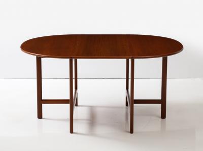 Karl Erik Ekselius 1960s Teak Dining Table Designed By Karl Erik Ekselius For JOV With 3 Leaves