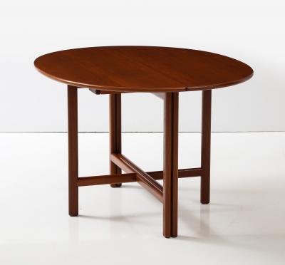 Karl Erik Ekselius 1960s Teak Dining Table Designed By Karl Erik Ekselius For JOV With 3 Leaves