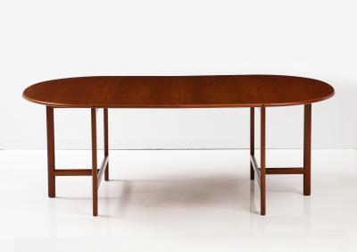 Karl Erik Ekselius 1960s Teak Dining Table Designed By Karl Erik Ekselius For JOV With 3 Leaves