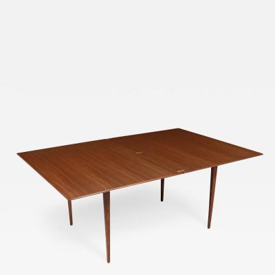 Karl Erik Ekselius Karl Erik Ekselius Model 1401 Expanding Walnut Dining Table for Dux