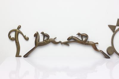 Karl Hagenauer Collection of Karl Hagenauer Brass Models Sculptures 1920s 1930s Austria