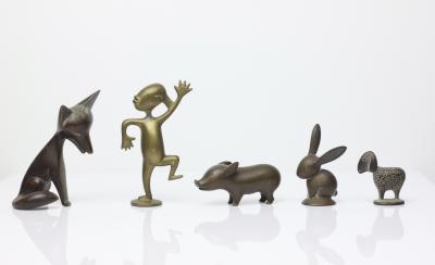 Karl Hagenauer Collection of Karl Hagenauer Brass Models Sculptures 1920s 1930s Austria