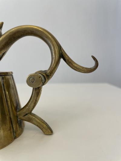 Karl Hagenauer Small Art Deco Brass Cat Box Karl Hagenauer Austria