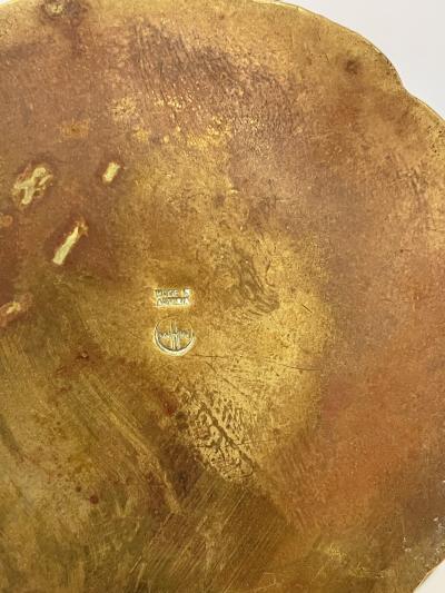 Karl Hagenauer Small Art Deco Brass Cat Box Karl Hagenauer Austria