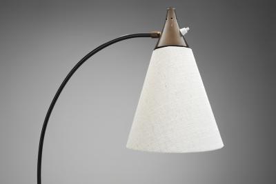 Karl Heinz Kinsky Metal Floor Lamp with Crowfoot Base by Karl Heinz Kinsky Attr Germany 1950s