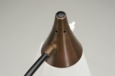 Karl Heinz Kinsky Metal Floor Lamp with Crowfoot Base by Karl Heinz Kinsky Attr Germany 1950s