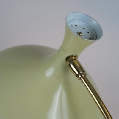 Karl Heinz Kinsky Sleek Crowfoot Table Lamp in Yellow by Karl Heinz Kinsky for Cosack 1950s