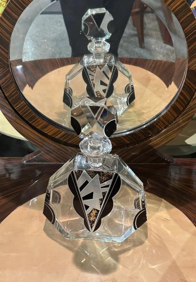 Karl Palda Art Deco Decanter or Perfume Bottle by Karl Palda