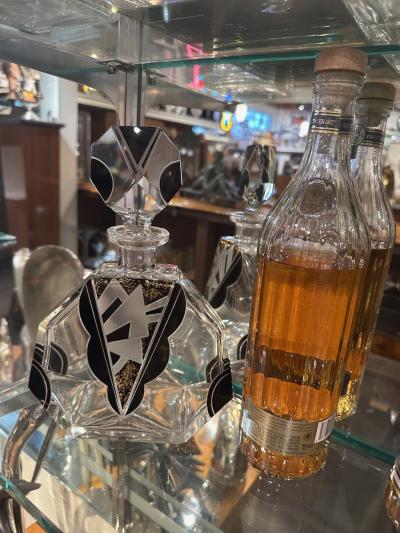 Karl Palda Art Deco Decanter or Perfume Bottle by Karl Palda
