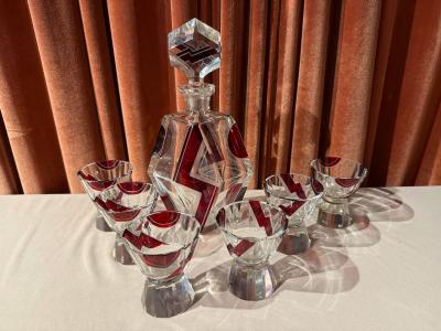 Karl Palda Karl Palda Art Deco Decanter Set Rare