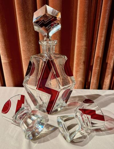 Karl Palda Karl Palda Art Deco Decanter Set Rare