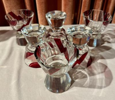 Karl Palda Karl Palda Art Deco Decanter Set Rare