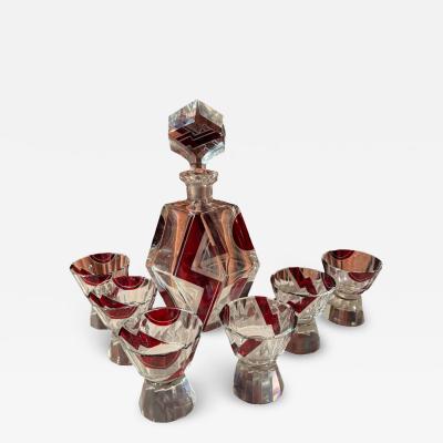 Karl Palda Karl Palda Art Deco Decanter Set Rare