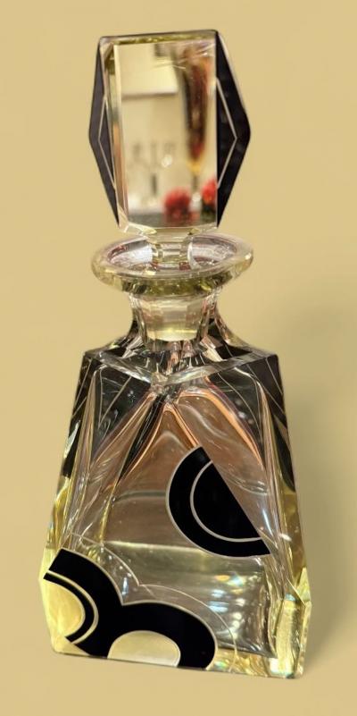 Karl Palda Karl Palda Art Deco Decanter and Glasses Czechoslovakia 1920s