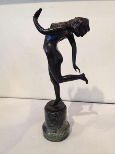 Karl Perl K Perl Austrian Deco Bronze