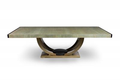 Karl Springer American Mid Century Karl Springer Extention Dining Table
