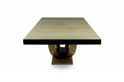 Karl Springer American Mid Century Karl Springer Extention Dining Table