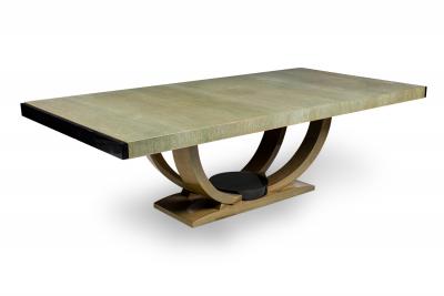 Karl Springer American Mid Century Karl Springer Extention Dining Table