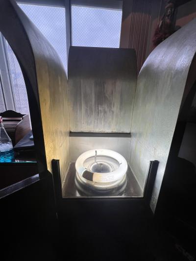 Karl Springer EXCEPTIONAL ILLUMINATED ART DECO REVIVAL LACQUERED WOOD FROSTED GLASS CABINETS