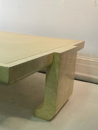 Karl Springer EXCEPTIONAL MODERN LACQUER COFFEE TABLE IN THE MANNER OF KARL SPRINGER