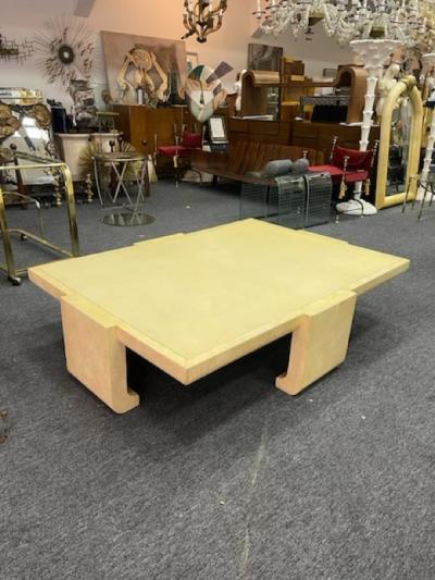 Karl Springer EXCEPTIONAL MODERN LACQUER COFFEE TABLE IN THE MANNER OF KARL SPRINGER