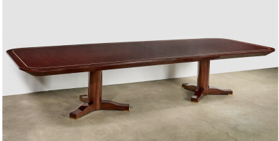 Karl Springer EXCEPTIONAL REGENCY DINING TABLE