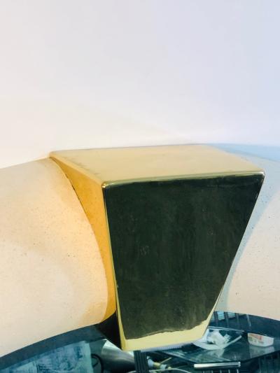 Karl Springer Exceptional Mirror in Faux Stone Lacquer Manner of Karl Springer