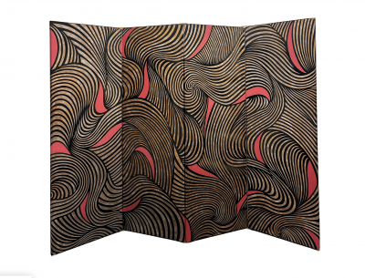 Karl Springer FOUR PANEL COROMANDEL SCREEN Circa 1985