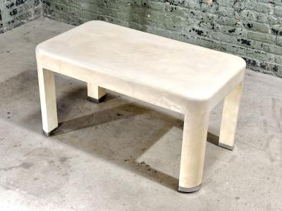 Karl Springer Goat Skin Coffee Table 1977