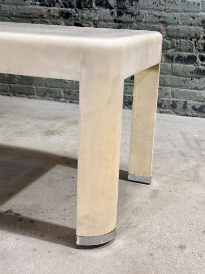 Karl Springer Goat Skin Coffee Table 1977