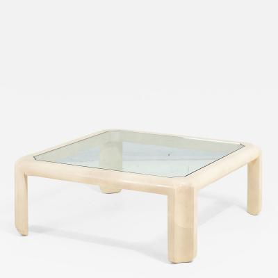 Karl Springer Goatskin Coffee Table 1970
