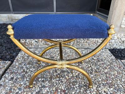 Karl Springer Italian Modern Brass Bench