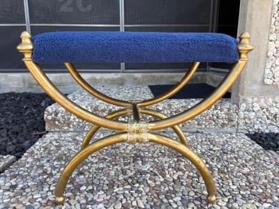 Karl Springer Italian Modern Brass Bench