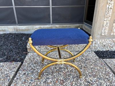 Karl Springer Italian Modern Brass Bench