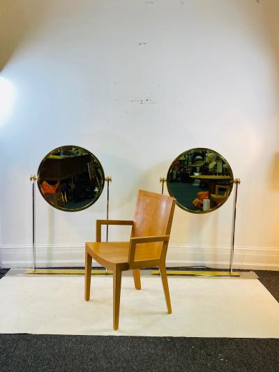 Karl Springer KARL SPRINGER JMK LIZARD EMBOSSED DINING TABLE AND CHAIRS