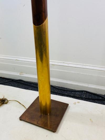 Karl Springer KARL SPRINGER TWO TONE METAL FLOOR LAMP