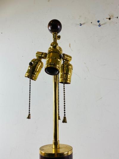 Karl Springer KARL SPRINGER TWO TONE METAL FLOOR LAMP