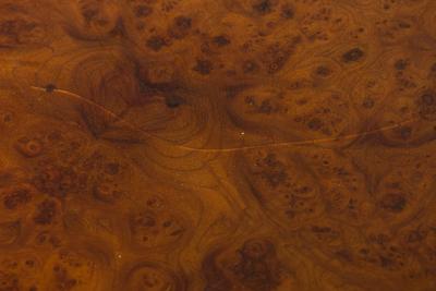 Karl Springer Karl Springer American Mid Century Modern Burl Wood Dining Table