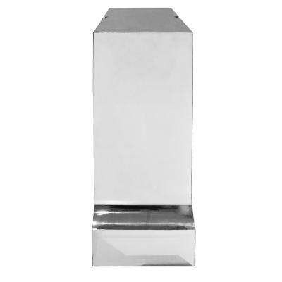 Karl Springer Karl Springer Athena Pedestal in Chrome with Brass 1980s