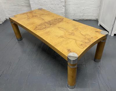 Karl Springer Karl Springer Burl Olivewood Coffee Table