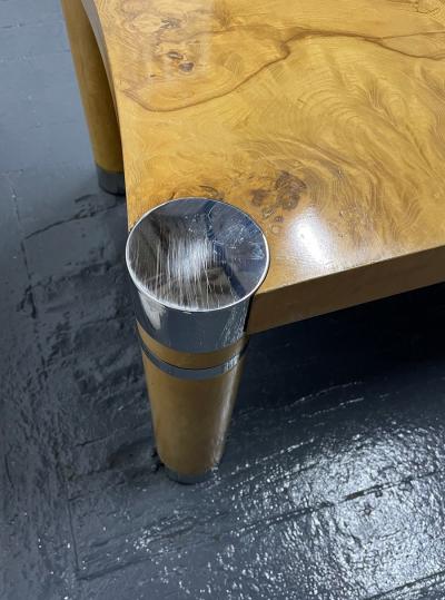 Karl Springer Karl Springer Burl Olivewood Coffee Table