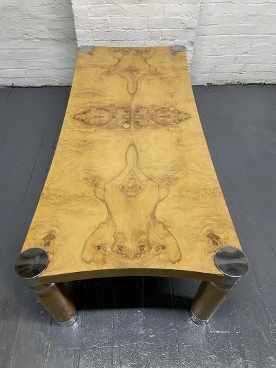 Karl Springer Karl Springer Burl Olivewood Coffee Table