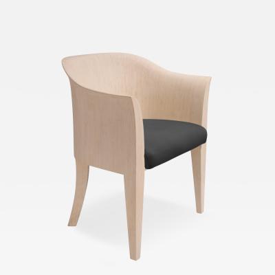 Karl Springer Karl Springer Chic Tulip Chair with Unique Lacquer Finish 1980s