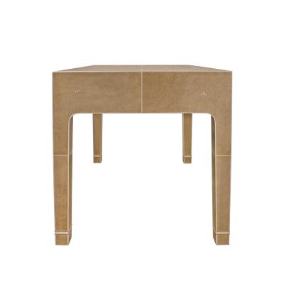 Karl Springer Karl Springer Chinese Parson Style Desk in Exquisite Shagreen Lacquer 1980s