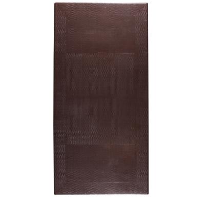 Karl Springer Karl Springer Chinese Style Writing Desk in Embossed Leather 1980s